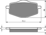 Goldfren Brake Pads S33-018, VD239, FA101, FDB383, SBS575, SBS619. Fixed Price $18.73.