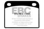 DP217 Ebc Ultimax Rear Brake Pad Set Fits Saab 99. Fixed Price $59.13.