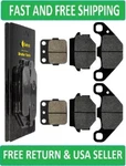 New Caltric Front & Rear Brake Pads For Kawasaki KSF250 Mojave 1987-1996 Oem. Fixed Price $26.40.