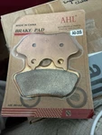 Ahl Brake Pads, Model A0-35S, Designed For Motorcycle Disc Systems. Fixed Price $15.00.