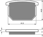 Goldfren AD138, VD324, FA65, FDB217, SBS534 Disc Pads (pair). Fixed Price $18.76.