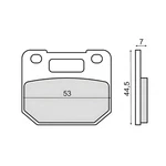 Front Brake Pads Rms For Suzuki Rg 80 Gamma. Fixed Price $22.49.