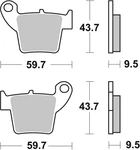 Brake Pad Set, Disc Brembo 07HO48SX (1 Piece). Fixed Price $59.16.