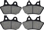 Ahl Semi-metallic Front & Rear Brake Pads Set For Softail Flstci/flstc Heritage. Fixed Price $24.61.