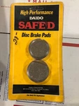 Daido Safed High-performance Dess Brake Pads Honda DDH04. Fixed Price $38.00.