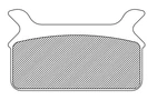 Drag Specialties 16-0914SCP Organic Brake Pads Touring. Fixed Price $30.45.