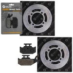 Niche Front Brake Rotor Pad Kit For Suzuki 59100-31860 59100-31850 Semi Metallic. Fixed Price $49.95.