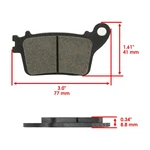 Caltric Front And Rear Brake Pads For Suzuki GSX-R600 2011-2019. Fixed Price $29.99.