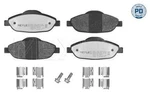 Meyle Front Disc Brake Pad Set For Peugeot 3008 308 Cc Sw 07-16 4254.26. Fixed Price $38.77.