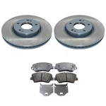 Durago Front Rotor Trw Pro Ceramic Disc Brake Pad Kit For Veloster 1.6 Turbo Fwd. Fixed Price $131.95.