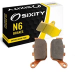 Rear Sintered Brake Pads 2009 Yamaha FZS600 FZ6 Set Full Kit V X Piston Nq. Fixed Price $17.03.