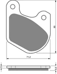 Goldfren AD062, FA72, FDB334 Disc Pads (pair). Fixed Price $19.11.
