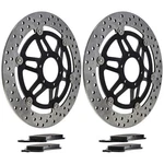Niche Front Brake Rotor Pad Kit For Honda 06435-MBL-D03 Semi Metallic Motorcycle. Fixed Price $152.69.