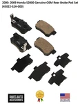Rear Brake Shoe Pads Set #43022-S2A-000 For 2000-2009 Honda S2000 -oem Quality. Fixed Price $108.78.