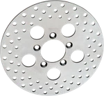 Drag Specialties 1710-1910 Stainless Steel Drilled Brake Rotors 10" Front. Fixed Price $167.95.
