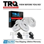 Trq Front And Rear Brake Pad & Rotor Kit Fits 2008-2016 Mitsubishi Lancer. Fixed Price $179.95.