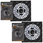 Niche Front Brake Rotor Pad Kit For Yamaha 3BN-W0045-01-00 Semi Metallic. Fixed Price $45.95.