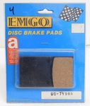 Emgo For Suzuki Brake Pad Set GS550 GS500 GSXR750 GSXR1100 Gamma 59130-16720. Fixed Price $16.16.