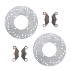 2004 2005 Polaris Atp 330 4X4 Rear Brake Rotors And Severe Duty Pads. Fixed Price $120.95.