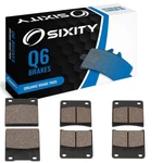Front + Rear Organic Brake Pads 1989-1997 Suzuki GSX600F Katana Set Full Kit Gw. Fixed Price $19.44.