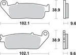 Sbs Sintered Brake Pads 700HS. Fixed Price $59.99.