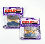 Brake Pad Set Goldfren S33-050 Racing For Select Honda Ebc Equiv FA69 2 Pr. Fixed Price $53.98.