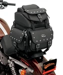 Saddlemen BR1800EX/S Combination Backrest, Seat And Sissy Bar Bag 3515-0119. Fixed Price $253.95.