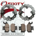 Front Organic Brake Pads Rotor 2007-2009 Suzuki LT-A450X Kingquad Axi 4X4 Xe. Fixed Price $99.20.