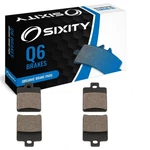 Front Organic Brake Pads 2008-2011 Piaggio MP3 400 Set Full Kit Ie Three Nr. Fixed Price $15.02.