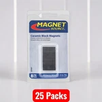 25 Packs Master Magnetics .875 In. Ceramic Block Magnets 0.6 Lb. Pull Crafts. Fixed Price $69.99.