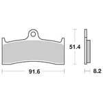 Front Brake Pads Sbs 676HS. Fixed Price $87.19.