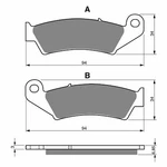 Goldfren Front Brake Pads For Zero Sr 11.4 2014 (S3 X2). Fixed Price $31.57.