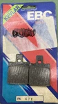 New Ebc FA47X Motorcycle Brake Pads Made With Kevlar. Fixed Price $21.79.