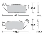 Braking Brake Pads #716SM1 For Honda/triumph/kawasaki/yamaha. Fixed Price $28.27.