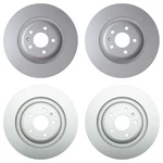 Hella Front 345MM & Rear 330MM Brake Rotors Kit For Audi S4 S5 Base Cabriolet. Fixed Price $456.95.