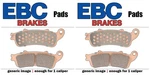 Ebc Double-h Sintered Metal Brake Pads EPFA435 4HH (2 Packs Enough For Rotors). Fixed Price $234.73.