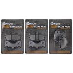 Niche Brake Pad Set For Kawasaki Ninja ZX6R ZX9R ZZR600 Front Rear Semi-metallic. Fixed Price $25.95.