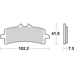 Sbs Brake Pads - 841HS. Fixed Price $68.06.