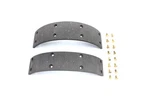 Rear Brake Shoe Lining Set With Rivets For Harley-davidson. Fixed Price $42.99.