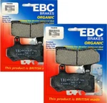 2 Sets Genuine Ebc Front/rear Premium Organic Brake Pads Harley-davidson #FA409. Fixed Price $57.90.