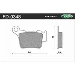 Newfren Rear Brake Pads For Gas Ec 350F 2021-2022 Dirt Race Sintered. Fixed Price $45.59.