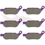 Brake Pads Kit Rear For 2010 2016 Harley-davidson Wide Glide Fxdwg Dyna FA458. Fixed Price $20.53.