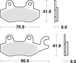 Sbs Maxi Sinter Brake Pads 134MS. Fixed Price $29.95.