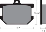 Vesrah Organic Brake Pads VD-205. Fixed Price $28.45.