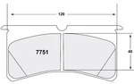 7751.11.20.44 Performance Friction Ap- Outlaw- Wilwood Sl Racing Brake Pads. Fixed Price $236.94.