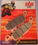 704RS Sbs Racing Sintered Metal Front Brake Pads - Stock # 01627704. Fixed Price $29.95.