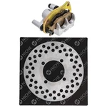 Niche Front Right Brake Caliper Rotor Set For Yamaha Rhino 450 660 700 5B4-2580U. Fixed Price $51.95.