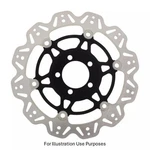 Ebc Float Vee Rotor Front Blk Hub Right For Kawasaki 650 Ej 1999-05. Fixed Price $237.94.