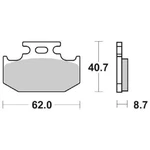 Brake Pads Sbs 632SI. Fixed Price $69.93.