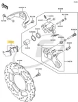Genuine Kawasaki Rear Brake Pads For Ninja H2 2015-2016. Fixed Price $42.30.